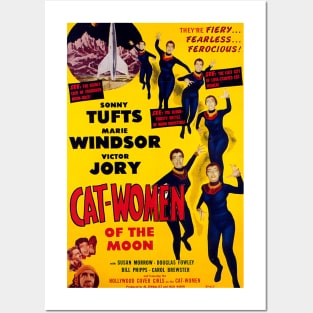 Classic Science Fiction Movie Poster - Cat-Women of the Moon Posters and Art